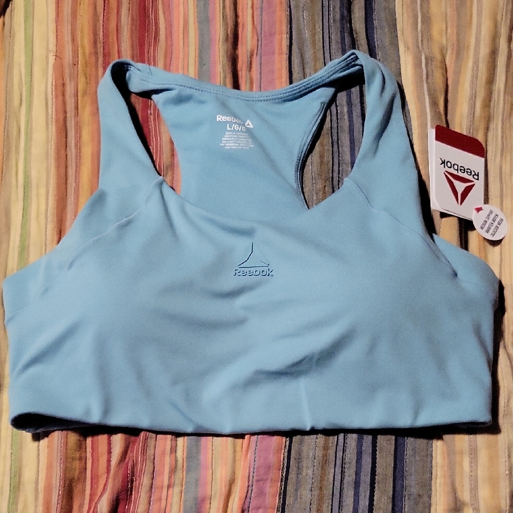 Reebok Women's Light Blue Sports Bra